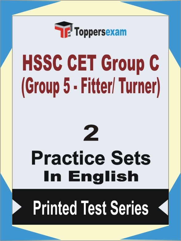 HSSC CET Group C (Group 5 - Fitter/ Turner) Book in English - Question Paper / Practice Set