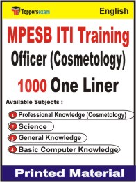 MPESB ITI Training Officer (Cosmetology) One Liner Book in English