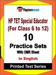 HP TET Special Educator (For Class 6 to 12) Book in English - Practice Set