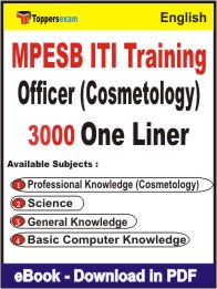 MPESB ITI Training Officer (Cosmetology) One Liner Book PDF in English