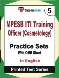 MPESB ITI Training Officer (Cosmetology) Book in English - Mock Test / Practice Set