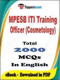 MPESB ITI Training Officer (Cosmetology) PDF Book In English - MCQ / Objective Questions