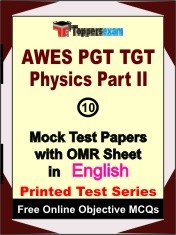 AWES PGT TGT Physics (Part 2) Exam Mock Test Papers (Book) in English