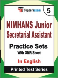 NIMHANS Junior Secretarial Assistant Book in English - Mock Test / Practice Set