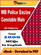 EBook of WB Police Excise Constable (Main) Exam, PDF Format in English