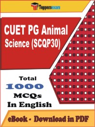 CUET PG Animal Science (SCQP30) PDF Book In English - MCQ / Objective Questions