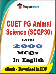 CUET PG Animal Science (SCQP30) PDF Book In English - MCQ / Objective Questions