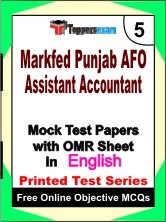 Markfed Punjab AFO, Assistant Accountant Exam Mock Test Papers (Book) in English