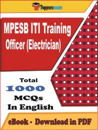 MPESB ITI Training Officer (Electrician) PDF Book In English - MCQ / Objective Questions