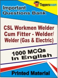 CSL Workmen Welder Cum Fitter - Welder/ Welder (Gas & Electric) Book in English - Objective MCQ