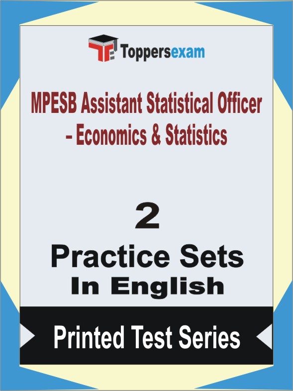 MPESB Assistant Statistical Officer – Economics & Statistics Book in English - Question Paper / Practice Set