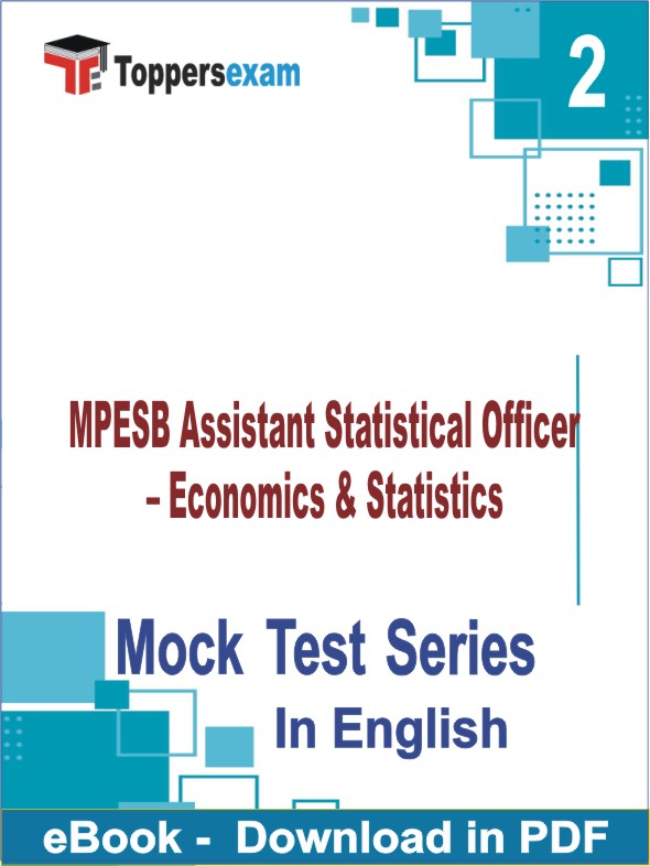 MPESB Assistant Statistical Officer – Economics & Statistics PDF Book In English - Question Paper