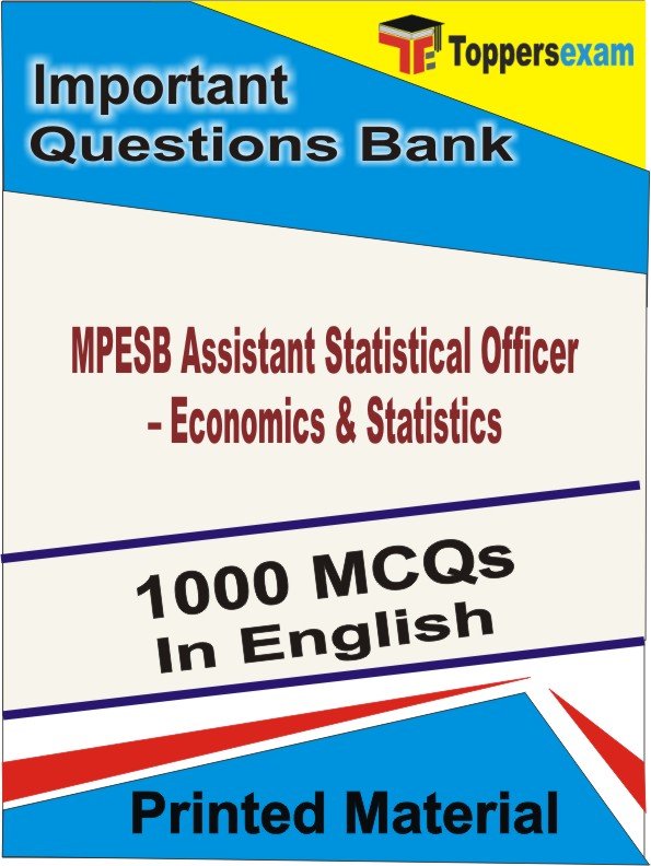 MPESB Assistant Statistical Officer – Economics & Statistics Book in English - Objective MCQ