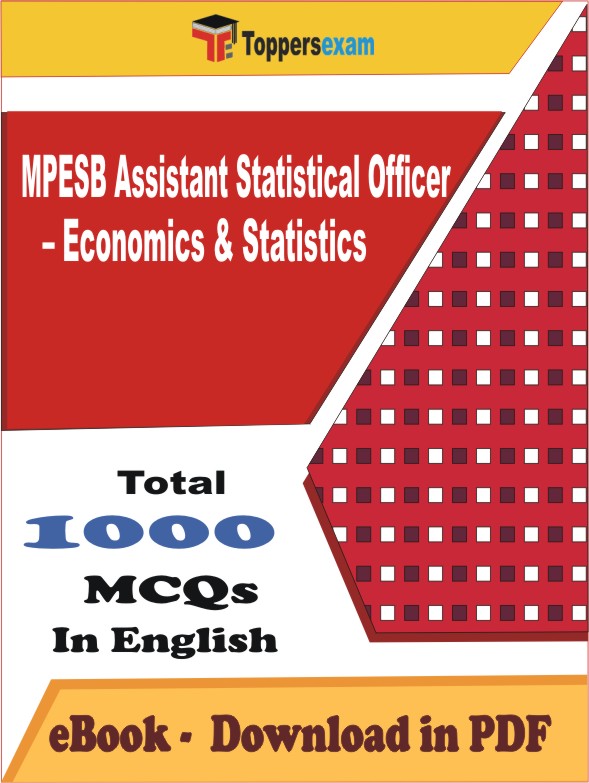 MPESB Assistant Statistical Officer – Economics & Statistics PDF Book In English - MCQ / Objective Questions