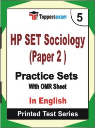 HP SET Sociology (Paper-2) Book in English - Mock Test / Practice Set