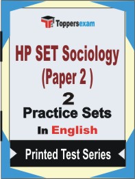 HP SET Sociology (Paper-2) Book in English - Question Paper / Practice Set