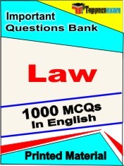 Law Test Book in English - Objective MCQ