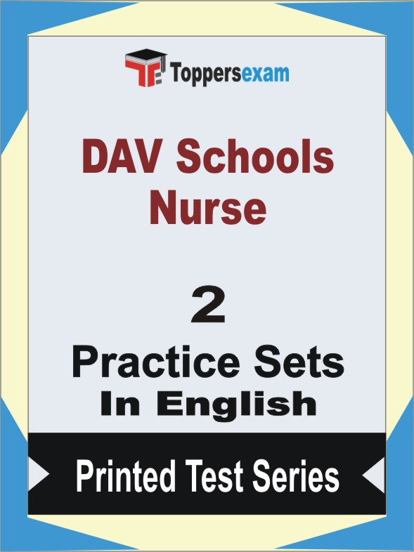 DAV Schools Nurse Book in English - Question Paper / Practice Set