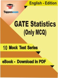 GATE Statistics (Only MCQ) PDF Book In English - Mock Test/Practice Set