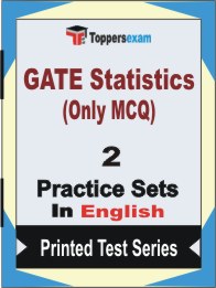 GATE Statistics (Only MCQ) Book in English - Question Paper / Practice Set