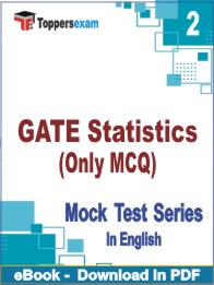 GATE Statistics (Only MCQ) PDF Book In English - Question Paper