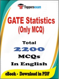 GATE Statistics (Only MCQ) PDF Book In English - MCQ / Objective Questions
