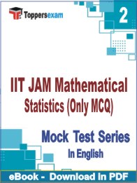 IIT JAM Mathematical Statistics (Only MCQ) PDF Book In English - Question Paper