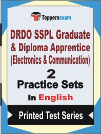 DRDO SSPL Graduate & Diploma Apprentice (Electronics & Communication) Book in English - Question Paper / Practice Set