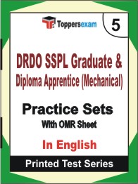 DRDO SSPL Graduate & Diploma Apprentice (Mechanical) Book in English - Mock Test / Practice Set