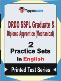 DRDO SSPL Graduate & Diploma Apprentice (Mechanical) Book in English - Question Paper / Practice Set