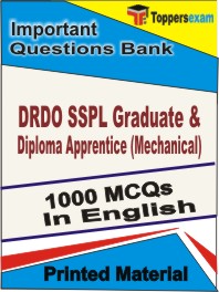 DRDO SSPL Graduate & Diploma Apprentice (Mechanical) Book in English - Objective MCQ