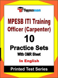 MPESB ITI Training Officer (Carpenter) Book in English - Practice Set