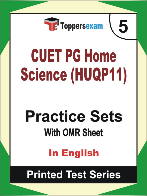 CUET PG Home Science (HUQP11) Book in English - Mock Test / Practice Set