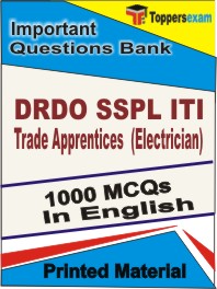 DRDO SSPL ITI Trade Apprentices (Electrician) Book in English - Objective MCQ