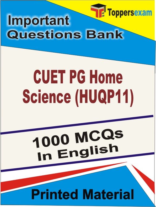 CUET PG Home Science (HUQP11) Book in English - Objective MCQ