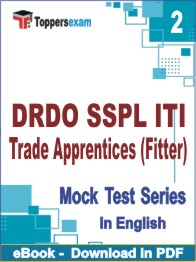 DRDO SSPL ITI Trade Apprentices (Fitter) Test PDF Book In English - Question Paper