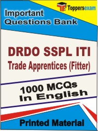 DRDO SSPL ITI Trade Apprentices (Fitter) Book in English - Objective MCQ