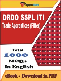 DRDO SSPL ITI Trade Apprentices (Fitter) PDF Book In English - MCQ / Objective Questions