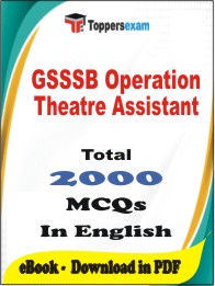 GSSSB Operation Theatre Assistant PDF Book in English - MCQ / Objective Questions