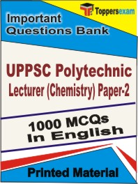 UPPSC Polytechnic Lecturer (Chemistry) Paper-2 Book in English - Objective MCQ