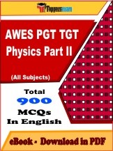 EBook of AWES PGT TGT Physics Part II Exam, PDF Format in English