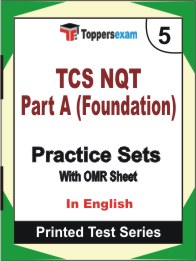 TCS NQT  Part A (Foundation) Book in English - Mock Test / Practice Set