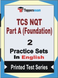 TCS NQT  Part A (Foundation) Book in English - Question Paper / Practice Set