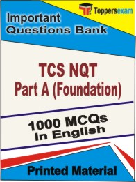 TCS NQT  Part A (Foundation) Book in English - Objective MCQ