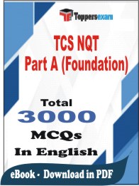 TCS NQT Part A (Foundation) PDF Book In English - MCQ / Objective Questions