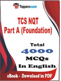TCS NQT Part A (Foundation) PDF Book In English - MCQ / Objective Questions