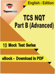 TCS NQT Part B (Advanced) PDF Book In English - Mock Test/Practice Set