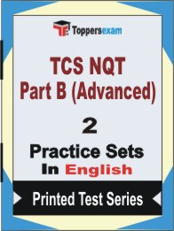 TCS NQT Part B (Advanced) Book in English - Question Paper / Practice Set