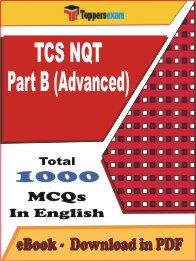 TCS NQT Part B (Advanced) PDF Book In English - MCQ / Objective Questions