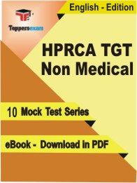 HPRCA TGT Non Medical PDF Book In English - Mock Test/Practice Set